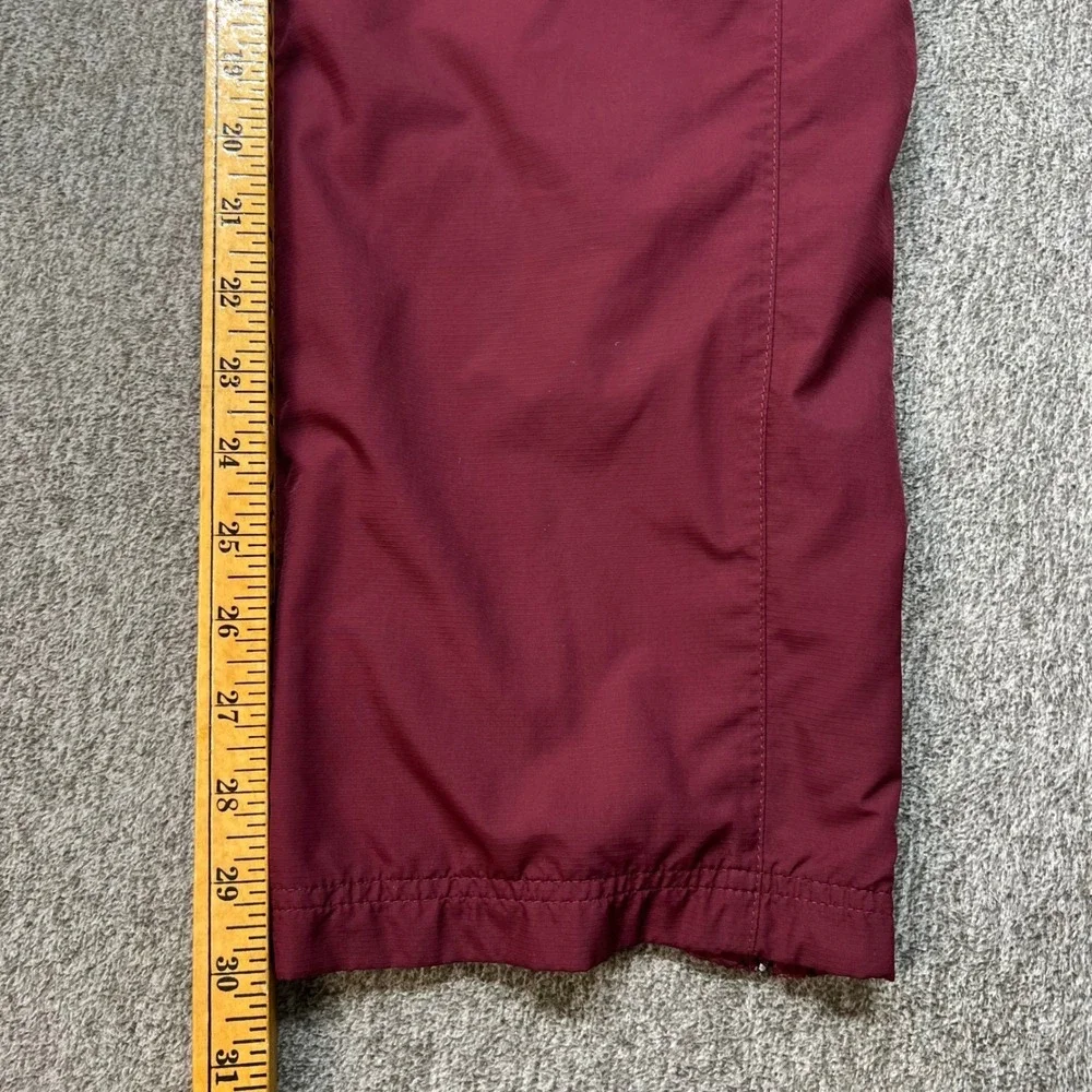 VTG Adidas Mens Burgundy‎ Track Pants Athletic Joggers Casual Style Small Y2K